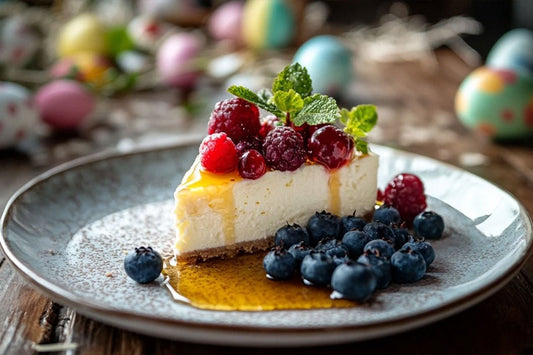 Sağlıklı Yunan Yoğurt Paskalya Cheesecake