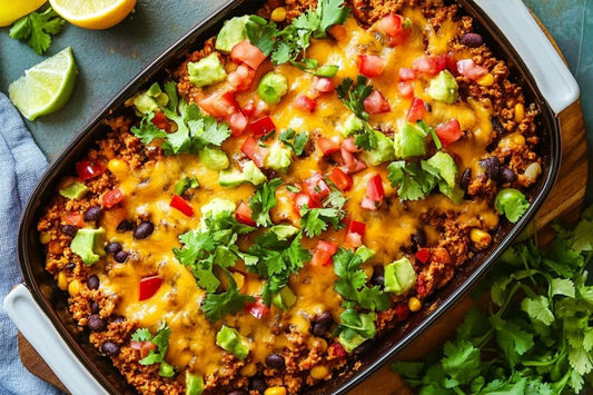 Katmanlı peynirli taco güveç