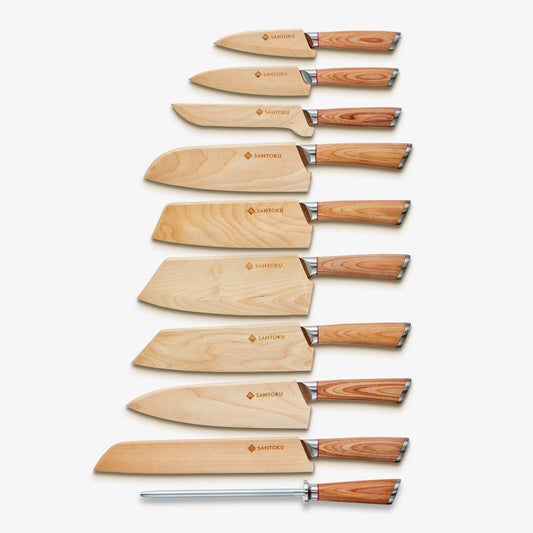 Haruta (はるた) 10 PC SET VG10 Damascus Steel Mutfak Bıçakları