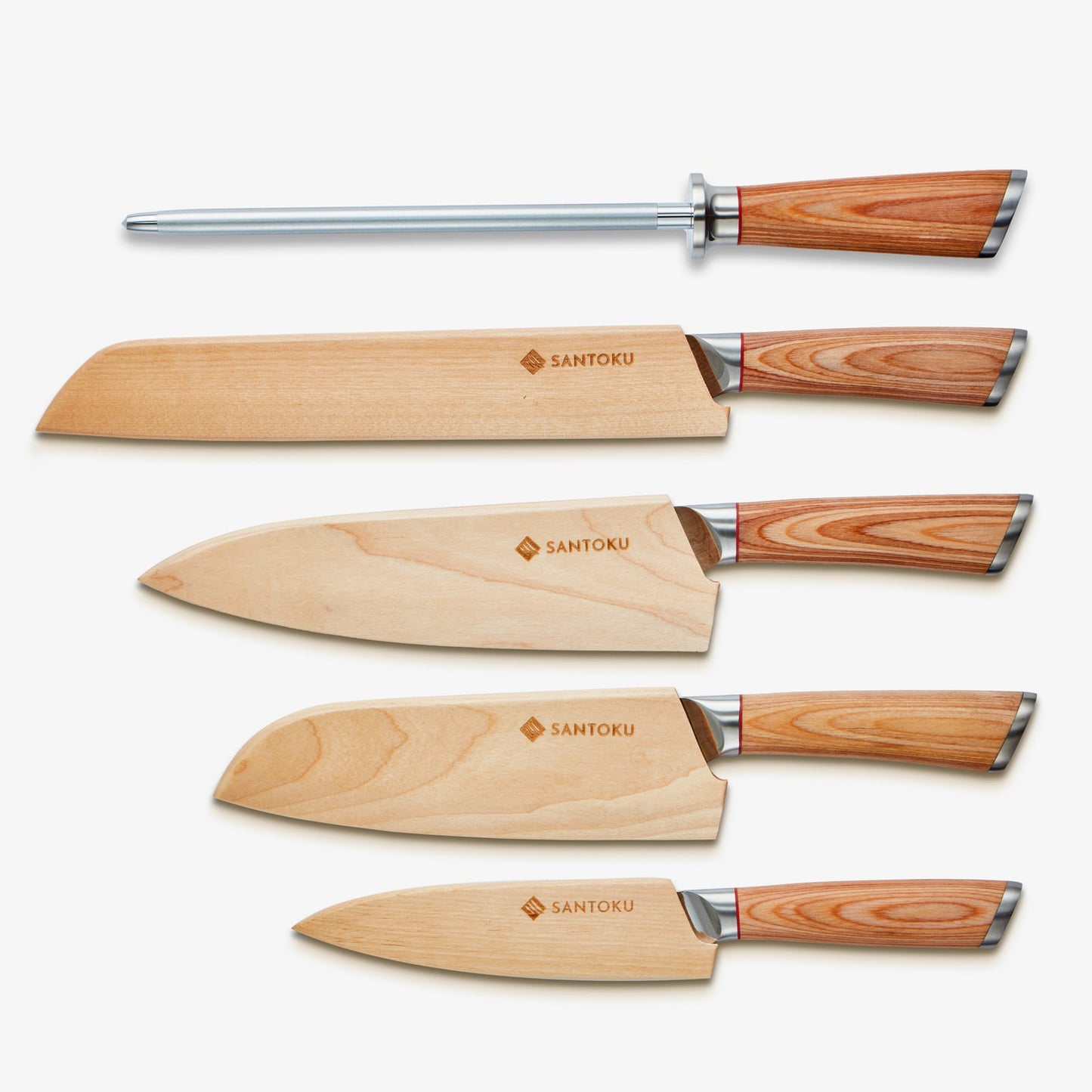 Haruta (はるた) 5 adet Set VG10 Damascus Steel Mutfak Bıçakları