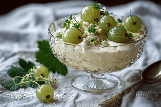 Classic Gooseberry Fool With Cream