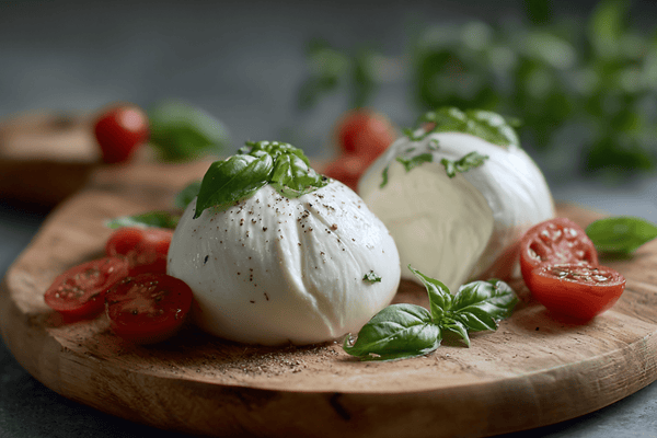 Fresh Homemade Mozzarella with a Soft and Creamy Texture