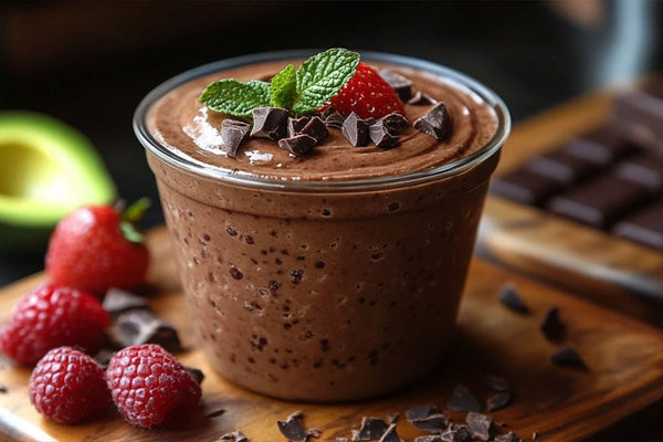 Sugar-Free Chocolate Avocado Mousse