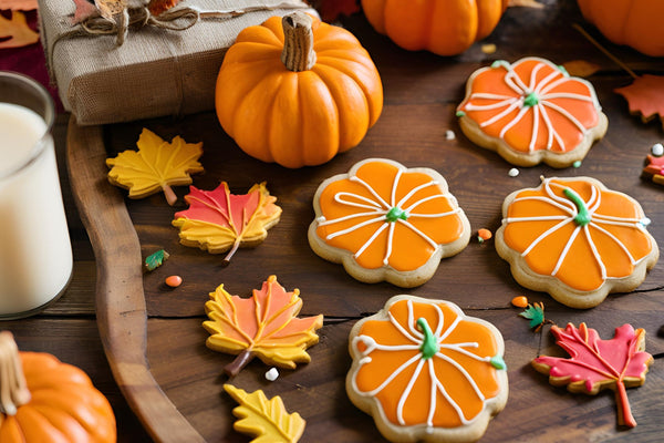 Festive Thanksgiving Sugar Cookies