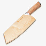 Haruta 7.7 İnç VG10 Ahşap Saplı ve Kınlı Japon Şam Çelik Nakiri Balta