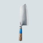 Aiko Mavi Şam Çelik Bıçak Renkli Mavi Reçine Saplı
