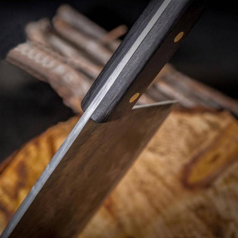 Nakiri / Chukabocho (なきり) Tam Tang Steel Cleaver